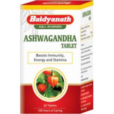 Baidyanath Ashwagandha 60 Tablets  Baidyanath Ashwagandha 60 Tablets