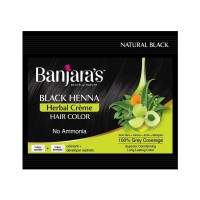 Banjara's Black Henna Herbal Cream Hair Color 20gm + 20 ml