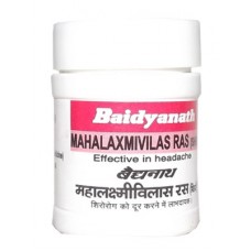 Baidyanath Mahalaxmivilas Ras (Mahashiro) 40 Tablets  Baidyanath Mahalaxmivilas Ras (Mahashiro) 40 Tablets